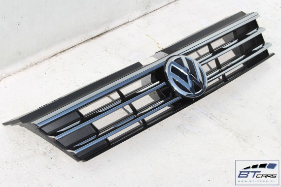 VW TIGUAN II ZNACZEK 5NA853601 ZDERZAKA GRILL PRZÓD PRZEDNIEGO POD ACC JZA czarny chrom błyszczący Emblemat atrapy 5NA853601