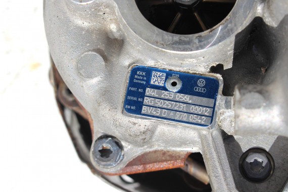 AUDI A4 A5 A6 Q5 NASTAWNIK 04L198716E TURBINY STEROWNIIK ZAWÓR SILNIK NASTAWCZY TURBOSPRĘŻARKI 2.0 TDi KKK 04L198716J 04L198716