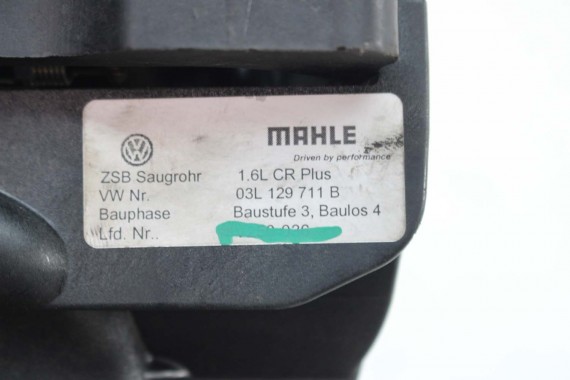 AUDI VW SKODA KOLEKTOR SSĄCY 03L129711B 03L129711B silnik diesel 1.6 TDi 03L129711AQ 03L129711AL 03L129711B 03L129711B 03L129711