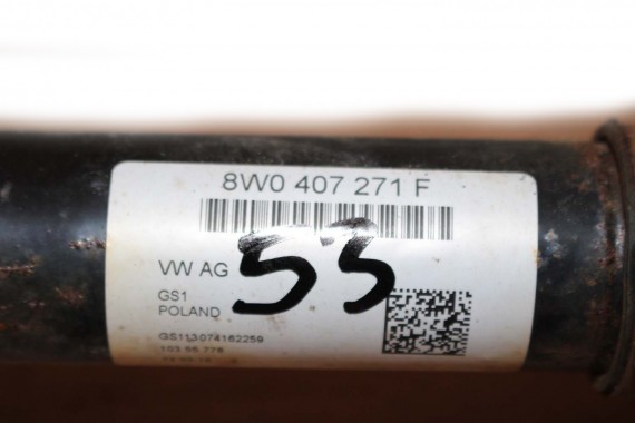 AUDI A4 A5 8W PÓŁOŚ PRZEDNIA PRZÓD 8W0407271F 8W0 407 271 F b9 f5 8W0407271F B9 F5 8W0407271B 8W0407271F 8W0407271B 8W0407271F