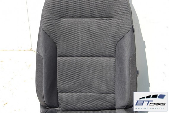 VW GOLF 7 VII KOMBI FOTELE KOMPLET FOTELI siedzeń siedzenia fotel tapicerka 5G 5G9 welur kolor czarny