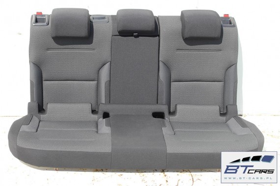 VW GOLF 7 VII KOMBI FOTELE KOMPLET FOTELI siedzeń siedzenia fotel tapicerka 5G 5G9 welur kolor czarny