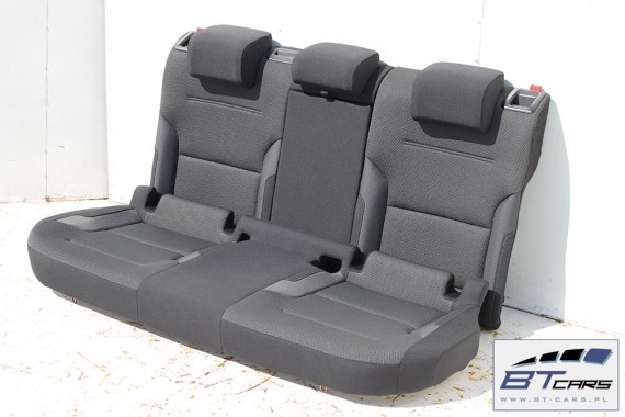 VW GOLF 7 VII KOMBI FOTELE KOMPLET FOTELI siedzeń siedzenia fotel tapicerka 5G 5G9 welur kolor czarny