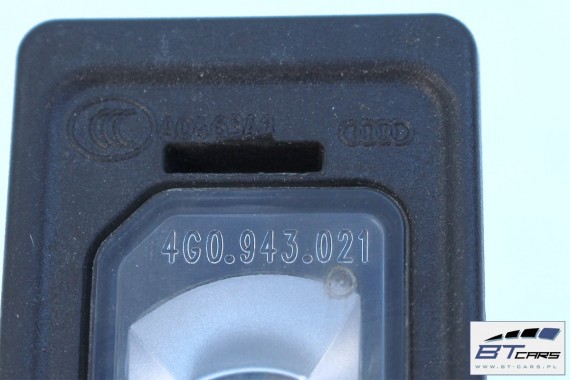 AUDI A7 LAMPKA LED OŚWIETLENIE REJESTRACJI 4G0943021 4G0943021 LIFT TYLNEJ TABLICY REJESTRACYJNEJ 4G0943021 4G0943021A 4G0943021