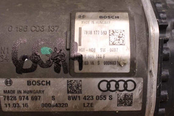 AUDI A4 A5 8W MAGLOWNICA 8W1423055S PRZEKAŁADNIA 8W1 423 055 S kierownicy B9 F5 8W magiel 8W1423055AC 8W1423055AJ 8W1423055AE