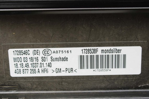 AUDI A7 SZYBERDACH 4G8877041 4G8877049 4G8877255 4G8877041 4G8959591 4G8 877 041 dach 7P5959591 4G8877049A 4G8877041E 4G8877049
