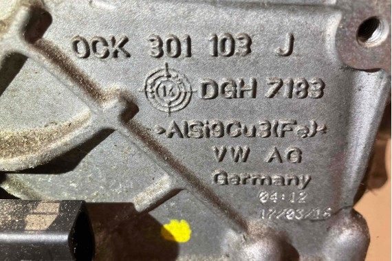 AUDI A4 8W SKRZYNIA BIEGÓW QBK 7-stopniowa biegowa SILNIK 2.0 TFSi CYM benzyna przebieg B9 CYMC 40 TFSI 185 KM 252 KW