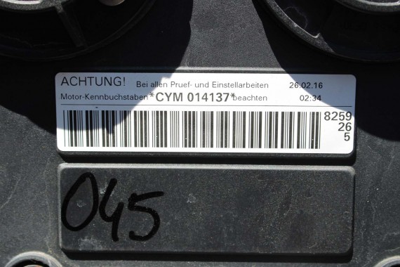 AUDI SILNIK 2.0 TFSi CYM CYMC 252KW 185 Km TFSi FSi A4 A5 Q5 Q7 FSi 8W B9 F5 4M 2.0TFSi CYM CYMC 2.0 TFSi CYM CYM CYM CYM CYM