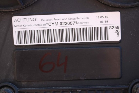 AUDI SILNIK 2.0 TFSi CYM CYMC 252KW 185 Km TFSi FSi A4 A5 Q5 Q7 FSi 8W B9 F5 4M 2.0TFSi CYM CYMC 2.0 TFSi CYM CYM CYM CYM CYM