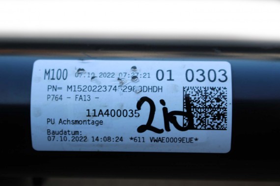 VW ID4 ID5 AMORTYZATOR TELESKOP PRZÓD 1EA412021BP amory mcpherson przedni AUDI Q4 1EA412331B 5Q0411105GB 1EA511103G 1EA512013AS