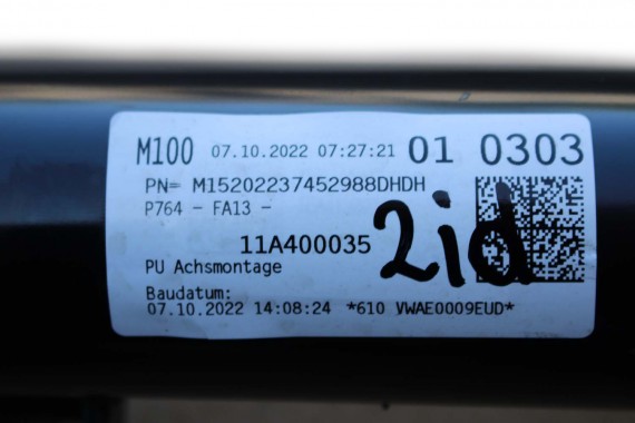 VW ID4 ID5 AMORTYZATOR TELESKOP PRZÓD 1EA412021BP amory mcpherson przedni AUDI Q4 1EA412331B 5Q0411105GB 1EA511103G 1EA512013AS