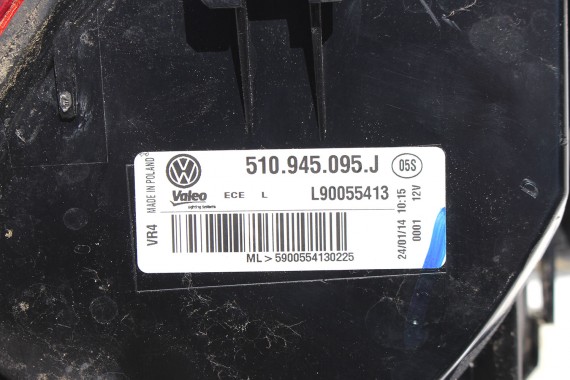 VW SPORTSVAN LAMPA TYŁ 510945095J 510945096J 510945095S 510945096S 510945095L 510945096L 510945095Q 510945096Q 510945095AF
