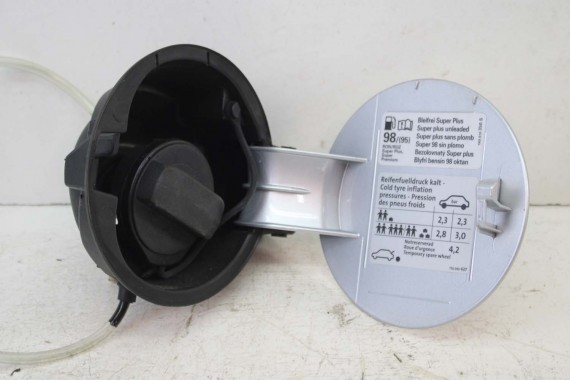 VW TOURAN KLAPKA WLEWU PALIWA 1T 1T0809857D 1T0809857F 1T0 809 857 1T0809857D 1T0809857F 1T0809857B 1T0809857 8E8E LA7W Srebrny