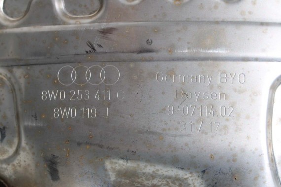 AUDI S4 S5 WYDECH TŁUMIK 8W0253611B 8W0253612B 3.0 TFSi benzyna 8W F5 b9 środkowy 8W0253611B 8W0253612B 4N0133246 8W0253411C