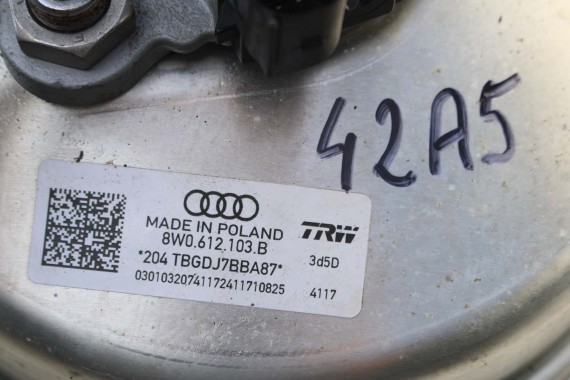 AUDI S4 S5 SERWO 8W0612103B + POMPA HAMULCOWA hamulca z pompą VwAG 8W0611021 8W0611301 8W00612107 8W0612103K 8W00612107 A4 A5