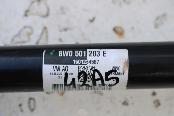 AUDI S4 S5 PÓŁOŚ TYLNA TYŁ 8W0501203E 8W0501204E A4 8W B9 A5 F5 8W0501203E 8W0501204E 8W0501203E 8W0501204E 8W0501203 8W0501204