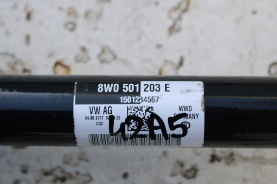AUDI S4 S5 PÓŁOŚ TYLNA TYŁ 8W0501203E 8W0501204E A4 8W B9 A5 F5 8W0501203E 8W0501204E 8W0501203E 8W0501204E 8W0501203 8W0501204