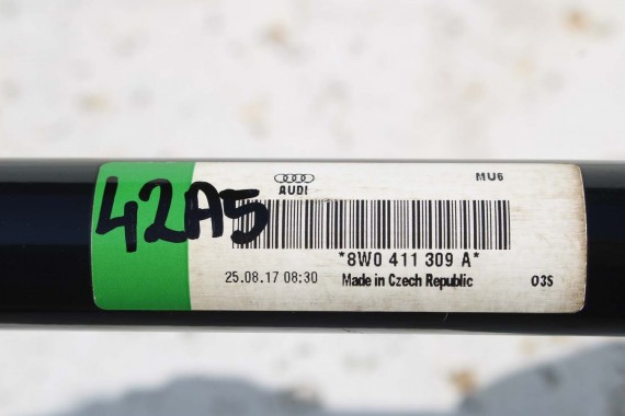 AUDI S4 S5 DRĄŻEK STABILIZATORA 8W0411309A 8W0411309 DRĄŻEK PRZÓD PRZEDNI STABILIZATOR 8K0411317D A4 A5 B9 F5+ŁACZNIK 8W0411309