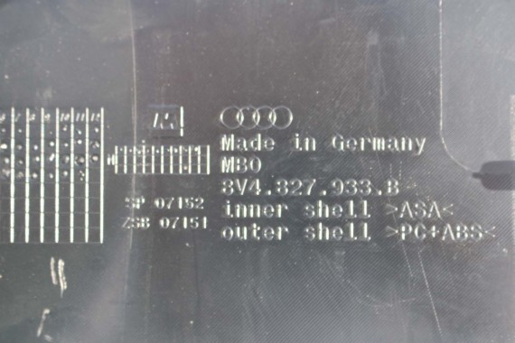 AUDI A3 SPORTBACK SPOJLER KLAPY 8V4827933B BAGAŻNIKA 8V4 827 933 B lampa stopu tył tylna 8V4827933B 8V4827933B 8V4827933B
