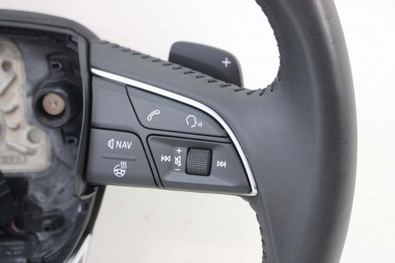 AUDI A4 Q5 Q7 KIEROWNICA + BIEGI 4M0419091C 4M0419091N 4M0 419 091 C podgrzewana MJM - czarny 4M0419091C 4M0419091N 4M0419091N