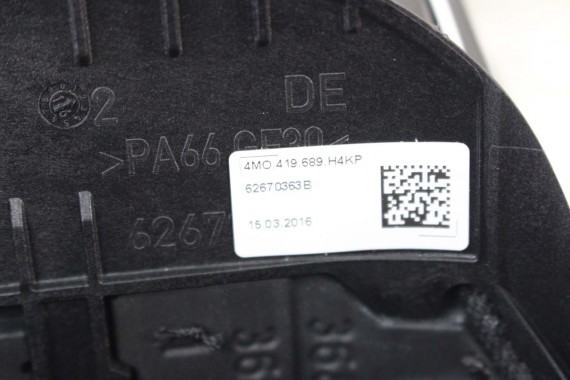 AUDI A4 Q5 Q7 KIEROWNICA + BIEGI 4M0419091C 4M0419091N 4M0 419 091 C podgrzewana MJM - czarny 4M0419091C 4M0419091N 4M0419091N