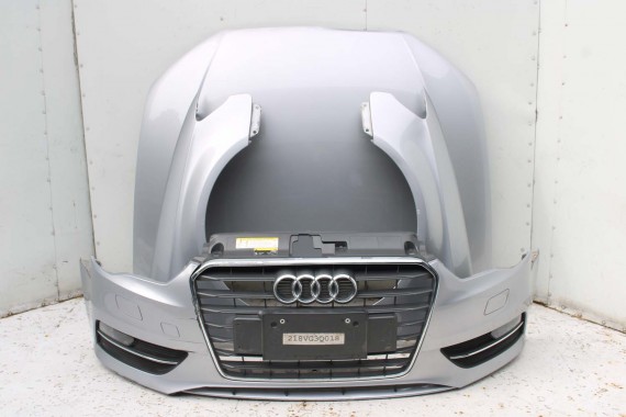 AUDI A3 PRZÓD maska błotniki zderzak przedni błotnik 8V Kolor: L5L5 LZ7G Florettsilber Srebrny 8V0823029 8V0821105 8V0821106