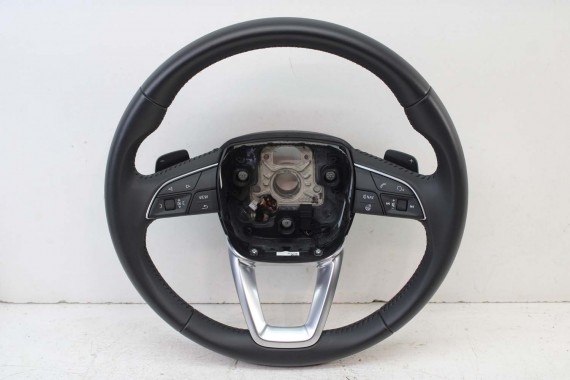 AUDI A4 Q5 Q7 KIEROWNICA + BIEGI 4M0419091C 4M0419091N 4M0 419 091 C podgrzewana MJM - czarny 4M0419091C 4M0419091N 4M0419091N