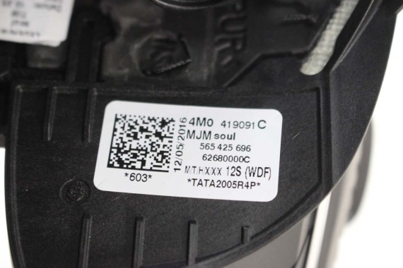AUDI A4 Q5 Q7 KIEROWNICA + BIEGI 4M0419091C 4M0419091N 4M0 419 091 C podgrzewana MJM - czarny 4M0419091C 4M0419091N 4M0419091N