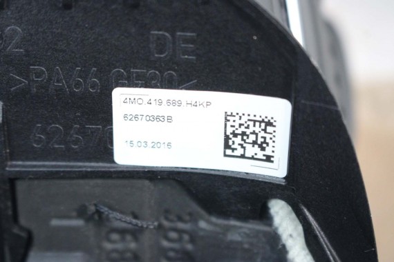 AUDI A4 Q5 Q7 KIEROWNICA + BIEGI 4M0419091C 4M0419091N 4M0 419 091 C podgrzewana MJM - czarny 4M0419091C 4M0419091N 4M0419091N