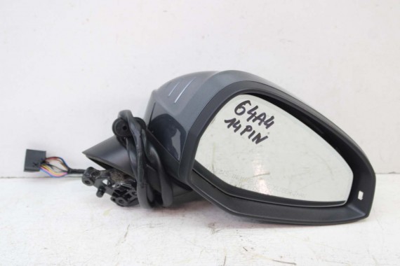 AUDI A4 LUSTERKO DRZWI PRAWE 14 pin 8W LS9R zewnętrzne pinów kabli przewodów 14pin LX7R szary 0C0C 8W1857410 8W0857536 FOTO