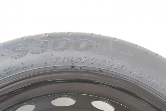 AUDI A4 A5 KOŁO DOJAZDOWE 19 DOJAZDÓWKA ZAPAS 8W0601027 4,00B*19H2 ET22 HANKOOK S300 125/70/19 100M 8W0601027C 8W B9 8W6 F5