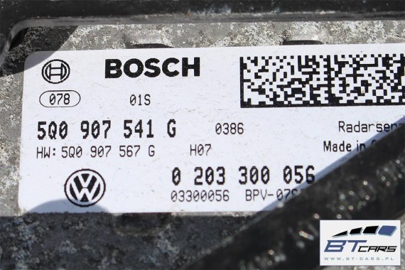 VW GOLF 7 VII AUDI A3 OCTAVIA RADAR SENSOR CZUJNIK ACC 5Q0907541G 5Q0 907 541 G 5Q0907541J 5Q0907567G DISTRONIC 5Q0907541G