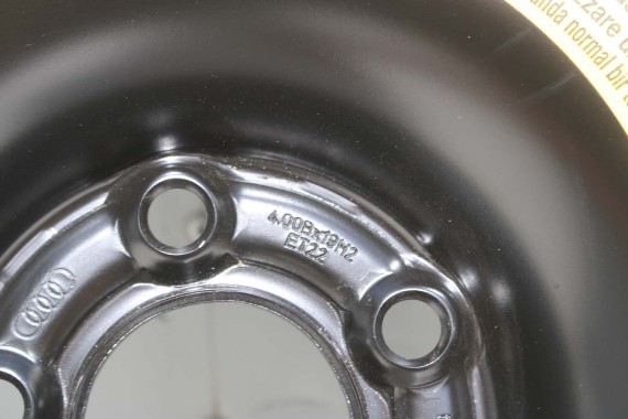AUDI S4 S5 KOŁO DOJAZDOWE 19 DOJAZDÓWKA ZAPAS 8W0601027 4,00B*19H2 ET22 HANKOOK S300 125/70/19 100M 8W0601027C 8W B9 F5 A4 A5
