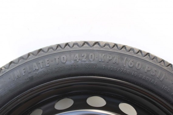 AUDI S4 S5 KOŁO DOJAZDOWE 19 DOJAZDÓWKA ZAPAS 8W0601027B 4,00B*19H2 ET22 CONTINENTAL 125/70/19 100M 8W0601027C F5 A5 8W0601027