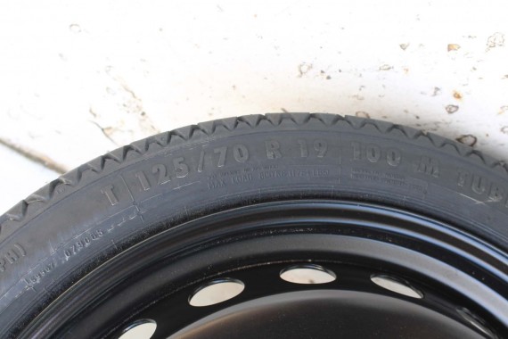 AUDI S4 S5 KOŁO DOJAZDOWE 19 DOJAZDÓWKA ZAPAS 8W0601027B 4,00B*19H2 ET22 CONTINENTAL 125/70/19 100M 8W0601027C F5 A5 8W0601027