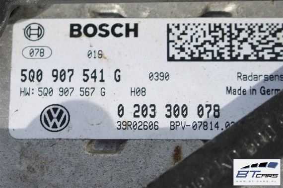 VW GOLF 7 VII AUDI A3 OCTAVIA RADAR SENSOR CZUJNIK ACC 5Q0907541G 5Q0 907 541 G 5Q0907541J 5Q0907567G DISTRONIC 5Q0907541G