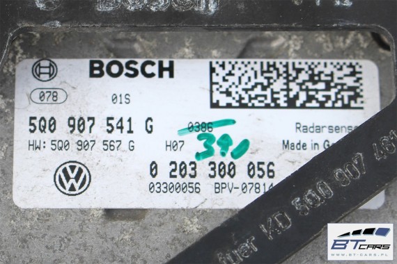 VW GOLF 7 VII AUDI A3 OCTAVIA RADAR SENSOR CZUJNIK ACC 5Q0907541G 5Q0 907 541 G 5Q0907541J 5Q0907567G DISTRONIC 5Q0907541G