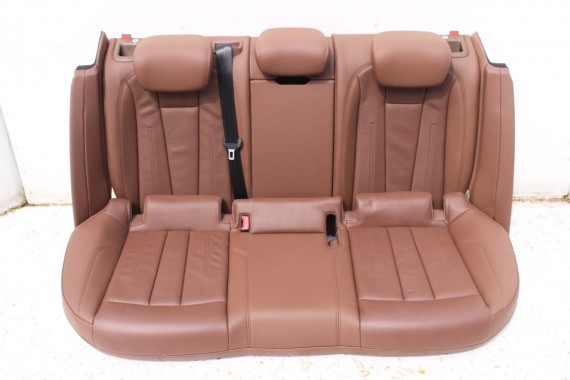 AUDI A4 8W SEDAN FOTELE KOMPLET FOTELI siedzeń siedzenia fotel tapicerka 8W5 8W skóra kolor brąz B9 fotele tapicerka brąz 8W
