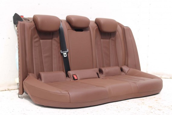 AUDI A4 8W SEDAN FOTELE KOMPLET FOTELI siedzeń siedzenia fotel tapicerka 8W5 8W skóra kolor brąz B9 fotele tapicerka brąz 8W