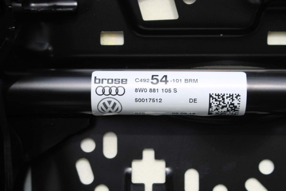 AUDI A4 8W SEDAN FOTELE KOMPLET FOTELI siedzeń siedzenia fotel tapicerka 8W5 8W skóra kolor brąz B9 fotele tapicerka brąz 8W