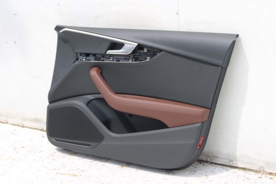AUDI A4 8W SEDAN FOTELE KOMPLET FOTELI siedzeń siedzenia fotel tapicerka 8W5 8W skóra kolor brąz B9 fotele tapicerka brąz 8W