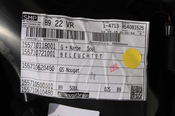 AUDI A4 8W SEDAN FOTELE KOMPLET FOTELI siedzeń siedzenia fotel tapicerka 8W5 8W skóra kolor brąz B9 fotele tapicerka brąz 8W