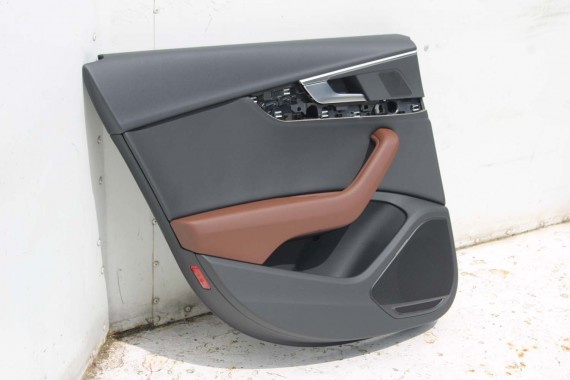 AUDI A4 8W SEDAN FOTELE KOMPLET FOTELI siedzeń siedzenia fotel tapicerka 8W5 8W skóra kolor brąz B9 fotele tapicerka brąz 8W