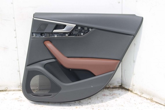 AUDI A4 8W SEDAN FOTELE KOMPLET FOTELI siedzeń siedzenia fotel tapicerka 8W5 8W skóra kolor brąz B9 fotele tapicerka brąz 8W
