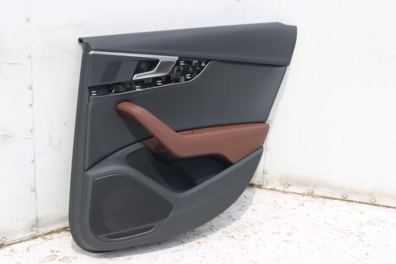 AUDI A4 8W SEDAN FOTELE KOMPLET FOTELI siedzeń siedzenia fotel tapicerka 8W5 8W skóra kolor brąz B9 fotele tapicerka brąz 8W