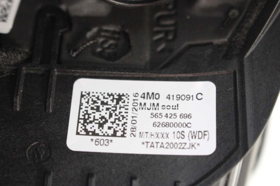 AUDI A4 Q5 Q7 KIEROWNICA + BIEGI 4M0419091C 4M0419091N 4M0 419 091 C podgrzewana MJM - czarny 4M0419091C 4M0419091N 4M0419091N