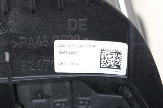 AUDI A4 Q5 Q7 KIEROWNICA + BIEGI 4M0419091C 4M0419091N 4M0 419 091 C podgrzewana MJM - czarny 4M0419091C 4M0419091N 4M0419091N