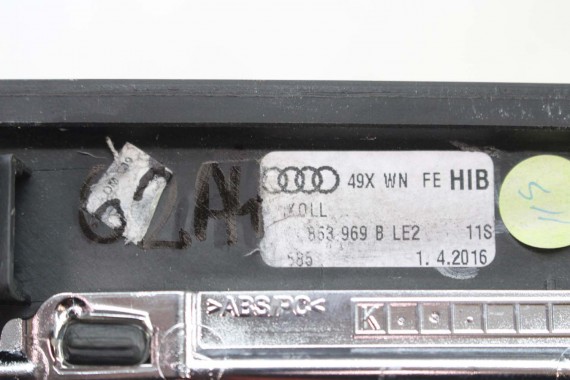 AUDI A4 A5 8W LISTWY OZDOBNE LISTWA DEKOR DEKORY WYKOŃCZENIE 8W1853189B 8W1853190D 8W1863969B 8W0867410Q 8W0867420B LE2 drewno