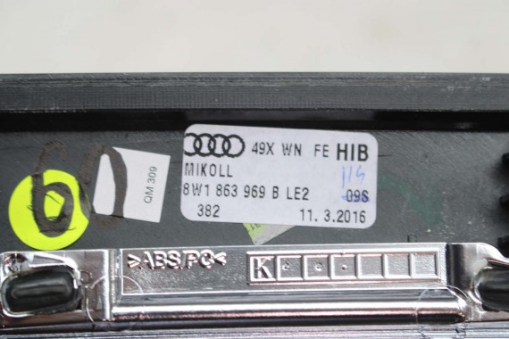 AUDI A4 A5 8W LISTWY OZDOBNE LISTWA DEKOR DEKORY WYKOŃCZENIE 8W1853189B 8W1853190D 8W1863969B 8W0867410Q 8W0867420B LE2 drewno