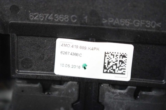 AUDI A4 Q5 Q7 KIEROWNICA + BIEGI 4M0419091C 4M0419091N 4M0 419 091 C podgrzewana MJM - czarny 4M0419091C 4M0419091N 4M0419091N